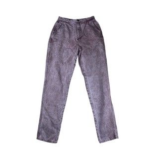 Womens Vtg Ms Rocky Mountain High Waist Western Purple Mom Jeans Sz 28/29